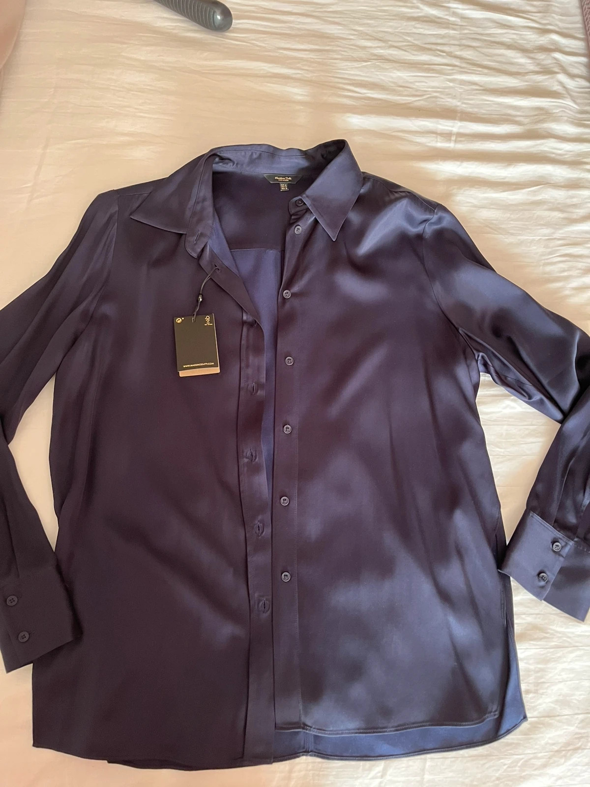 Camisa satinada Massimo Dutti – Massimo Dutti – taille M / 38 / 10