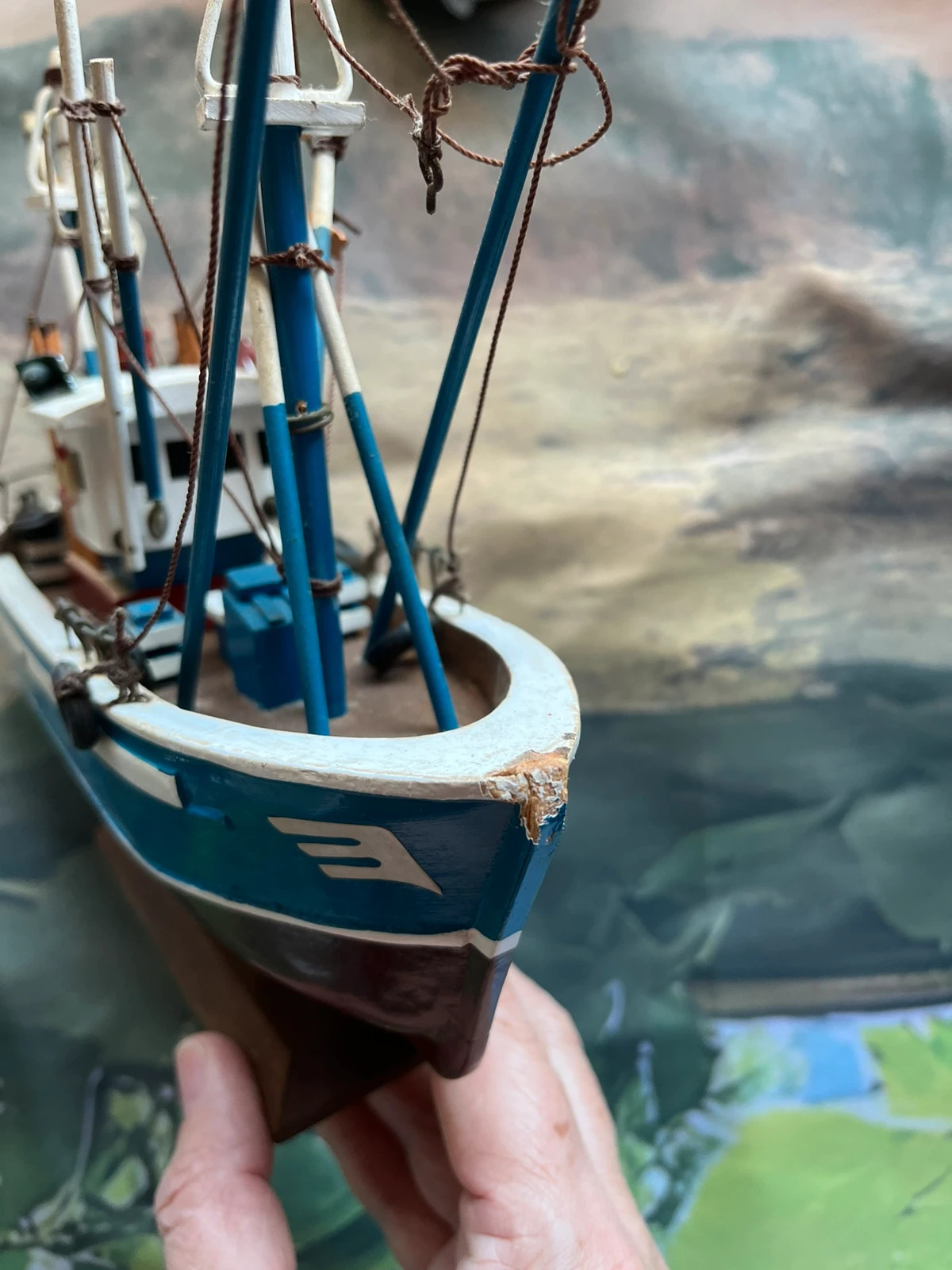 Maqueta de barco pesquero 3
