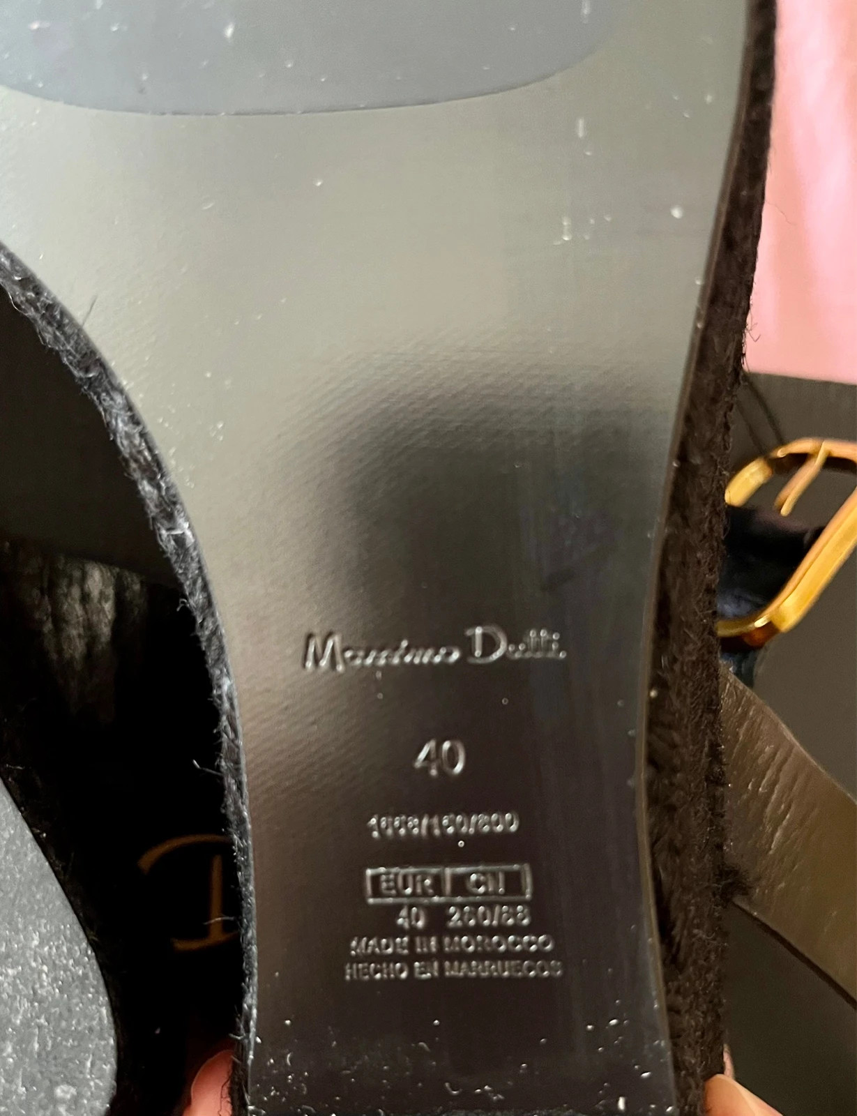 Sandalia cuña Massimo Dutti – Massimo Dutti – taille 40 4