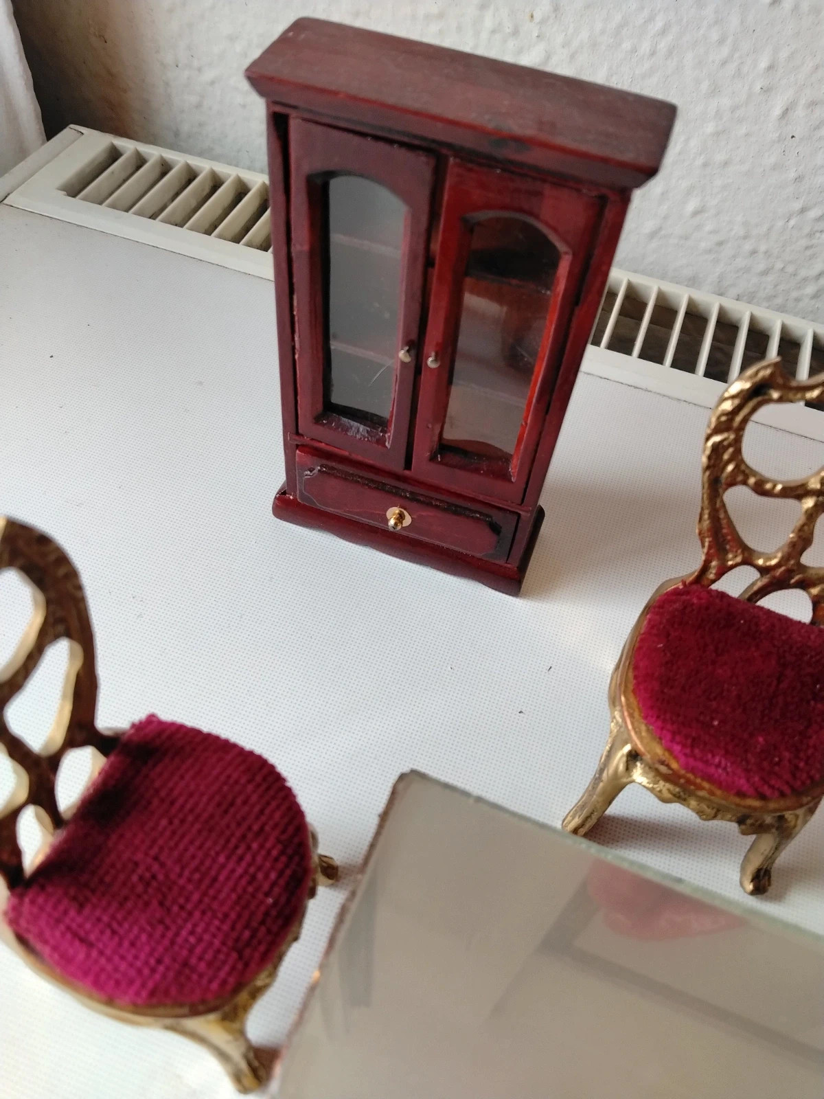 Rare Lot Mobilier Miniature de Collection – Style Ancien / Limoges / 5