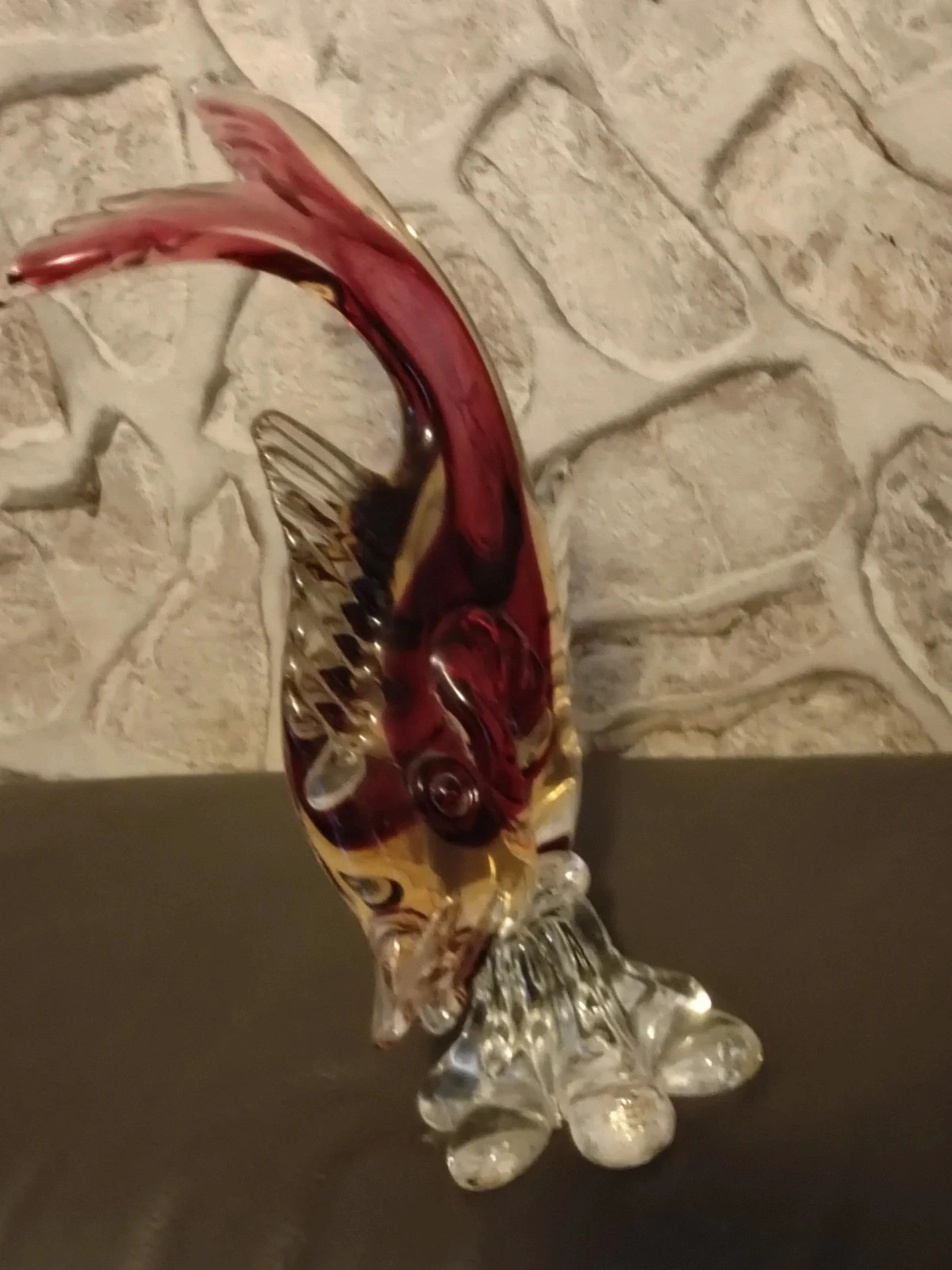 Sculpture poisson vintage en verre de Murano – Années 60 – Murano 2