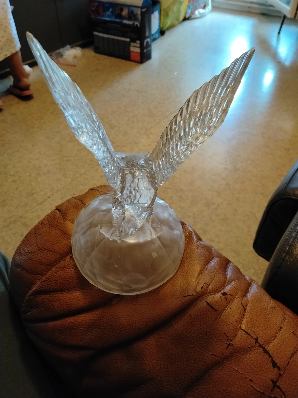 Aigle en cristal – figurine décorative – Cristal d'Arques Paris 3