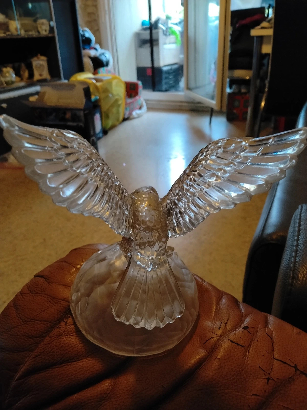 Aigle en cristal – figurine décorative – Cristal d'Arques Paris 2