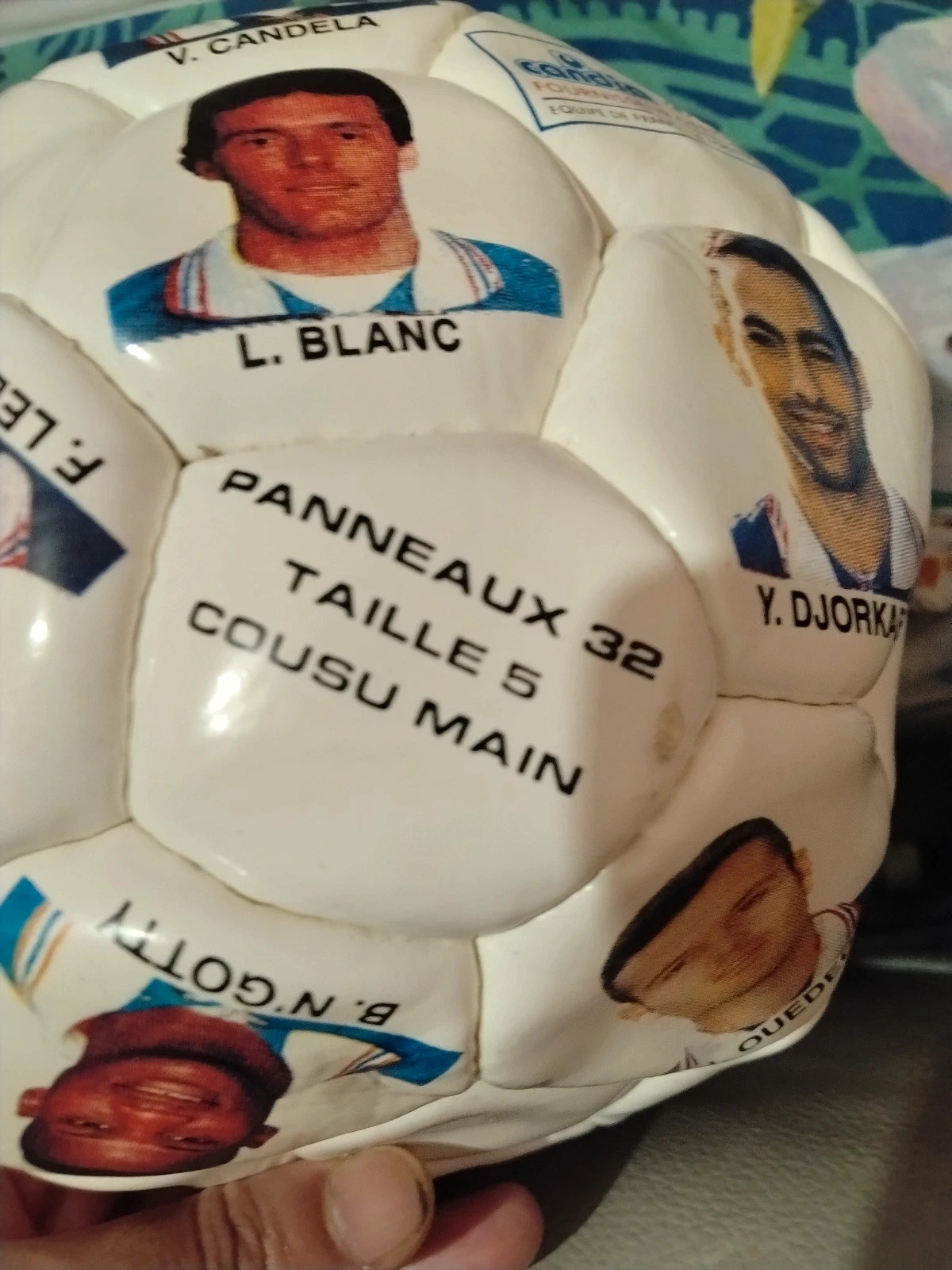 Ballon coupe du monde 1998 france Zidane collector vintage – Cousu Main 2