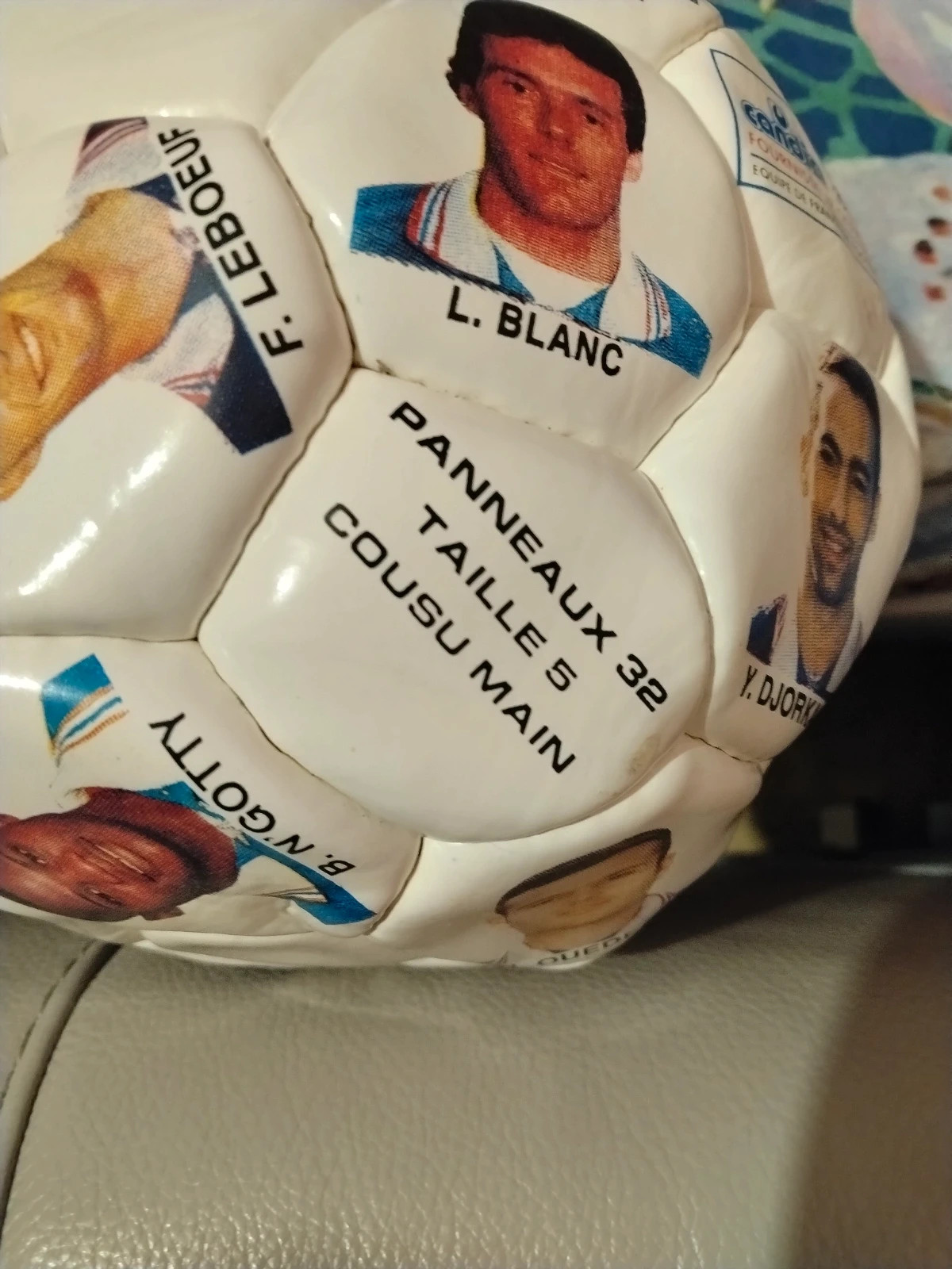 Ballon coupe du monde 1998 france Zidane collector vintage – Cousu Main 3