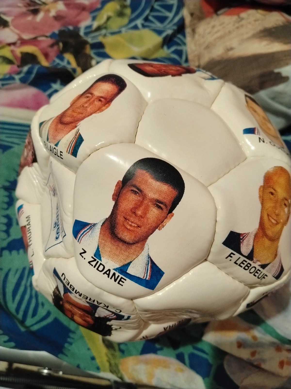 Ballon coupe du monde 1998 france Zidane collector vintage