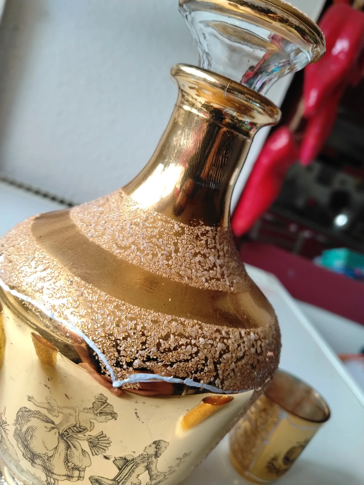 Service à liqueur vintage doré complet – Cristallerie & Verrerie de Monaco Monte-Carlo – Monte Carlo 3