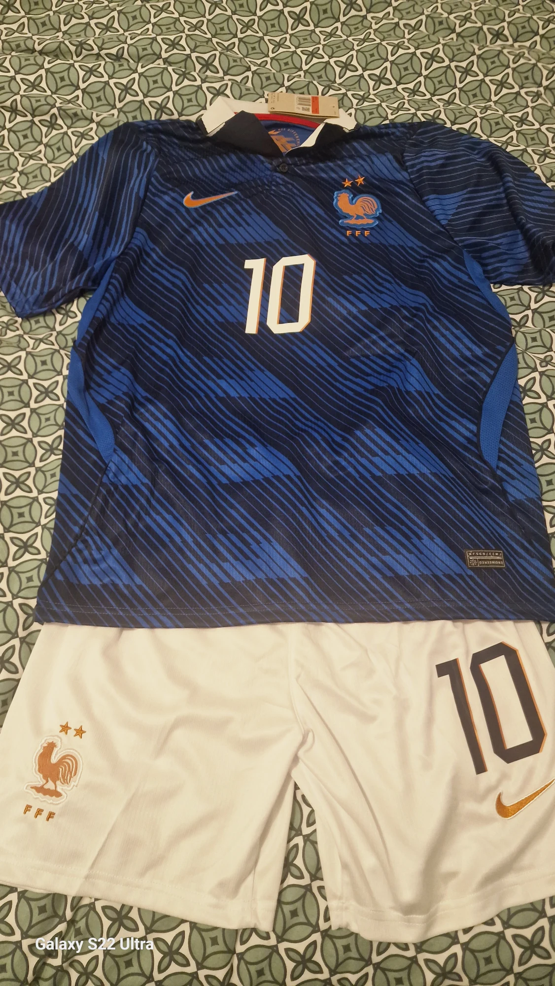 Maillot et short Equipe de France – Nike – taille L