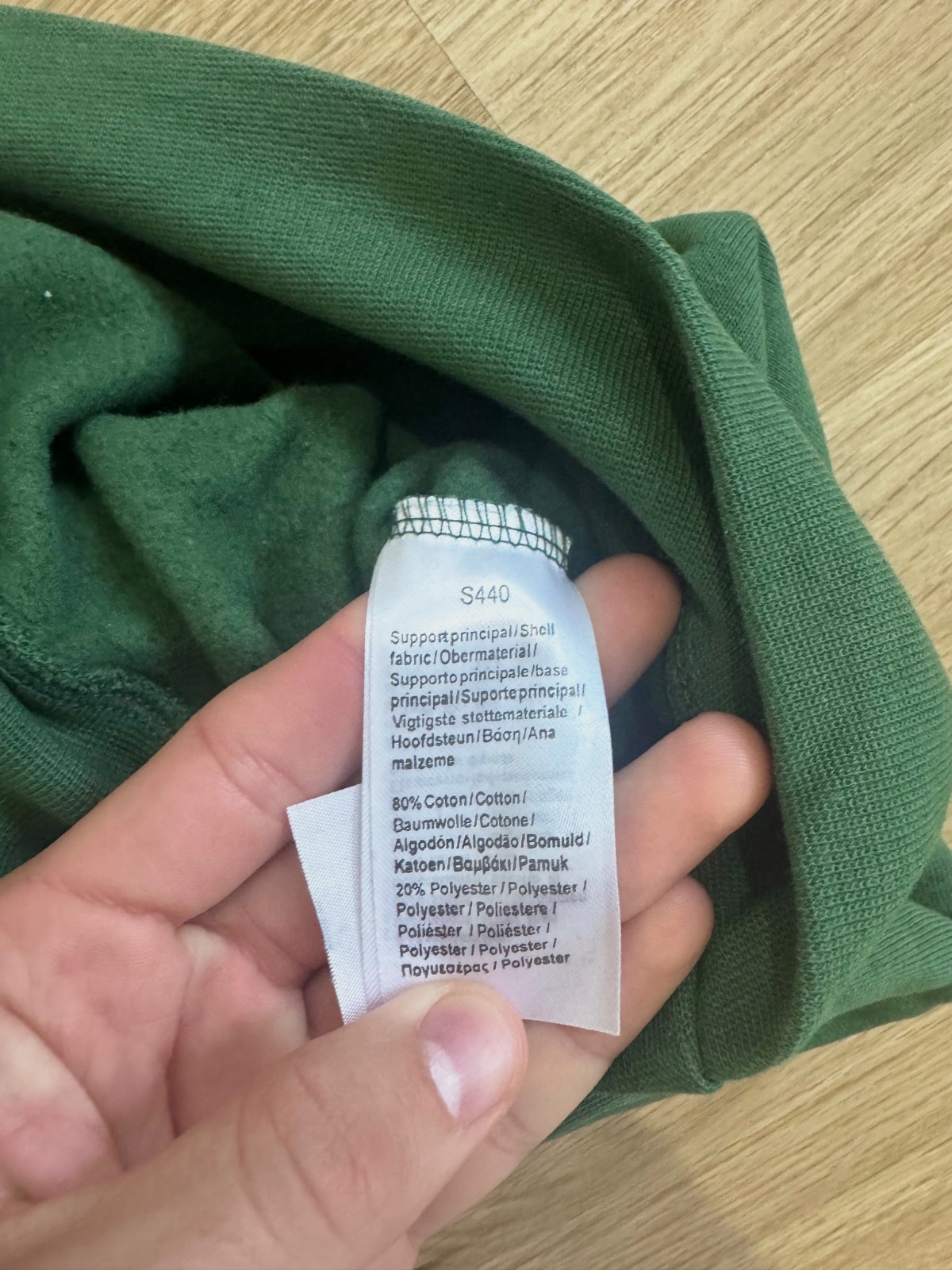 Sudadera Lacoste verde – Lacoste – taille M 4