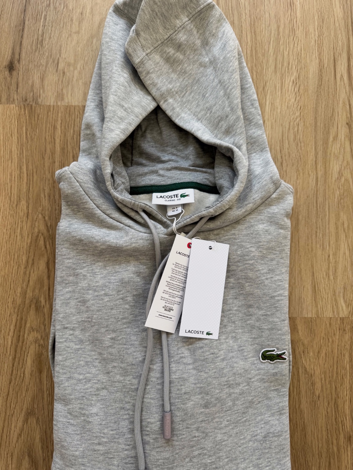 Sudadera Lacoste gris con capucha  – Lacoste – taille L 2