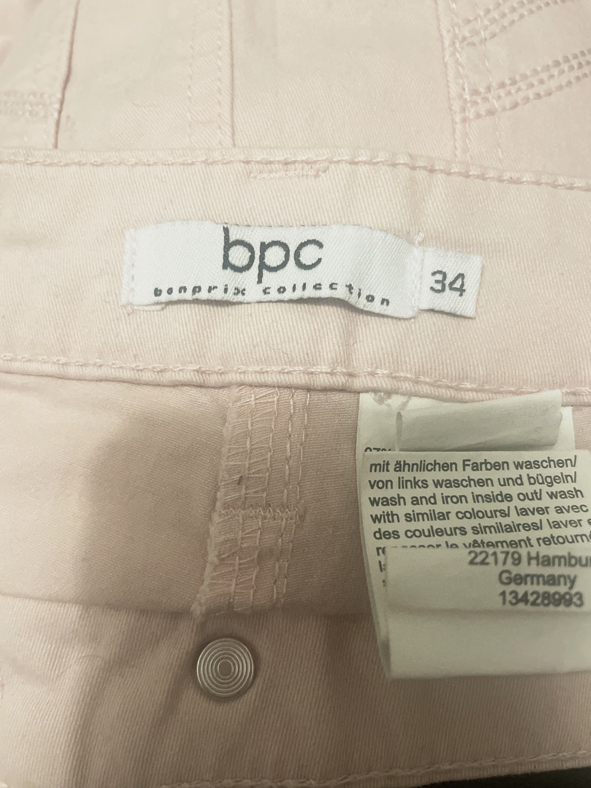 Jean droit rose bpc bonprix collection – Bonprix – taille 34 3