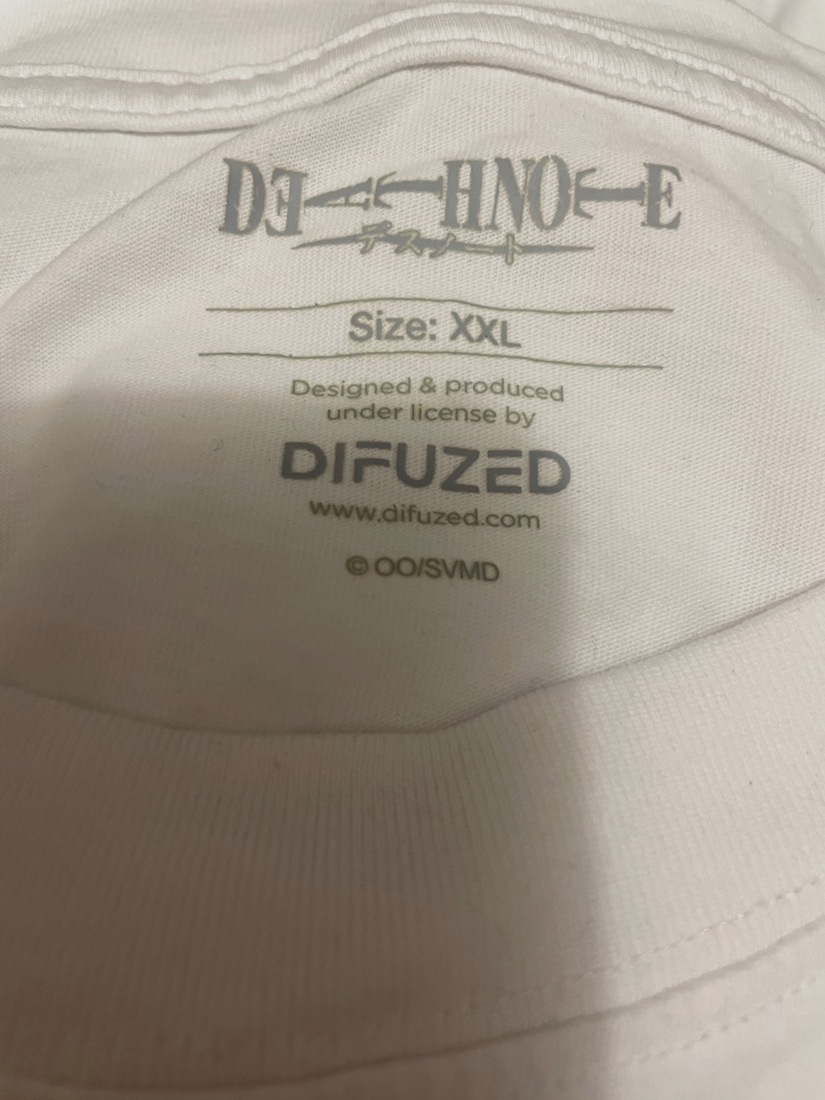 T-shirt manga Death Note blanc homme XXL Difuzed – Difuzed 4