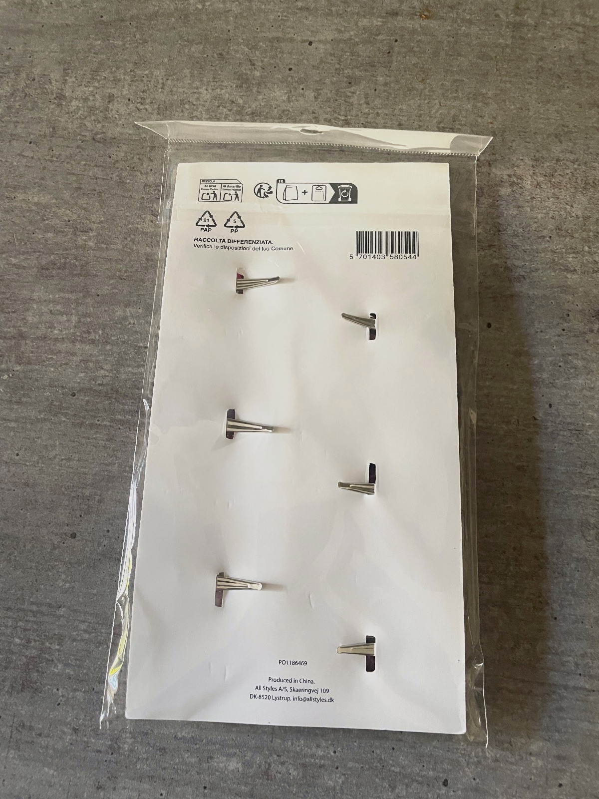 Lot de 6 pinces à cheveux papillons neuves – Pince – taille Taille unique 2