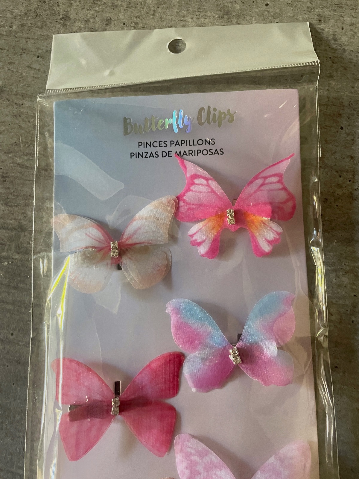 Lot de 6 pinces à cheveux papillons neuves – Pince – taille Taille unique 3