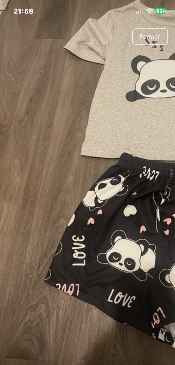 Ensemble pyjama panda – Taille s – Autre – taille S 3