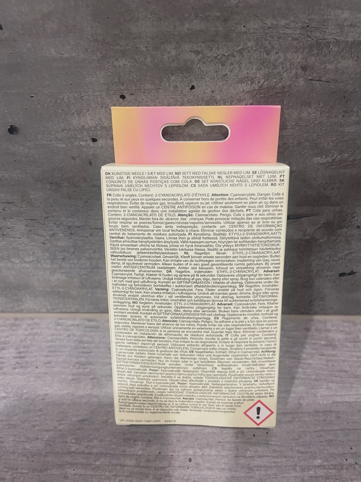 Kit faux ongles BUFF vert et rose neuf – 24 pièces – Sans marque 2