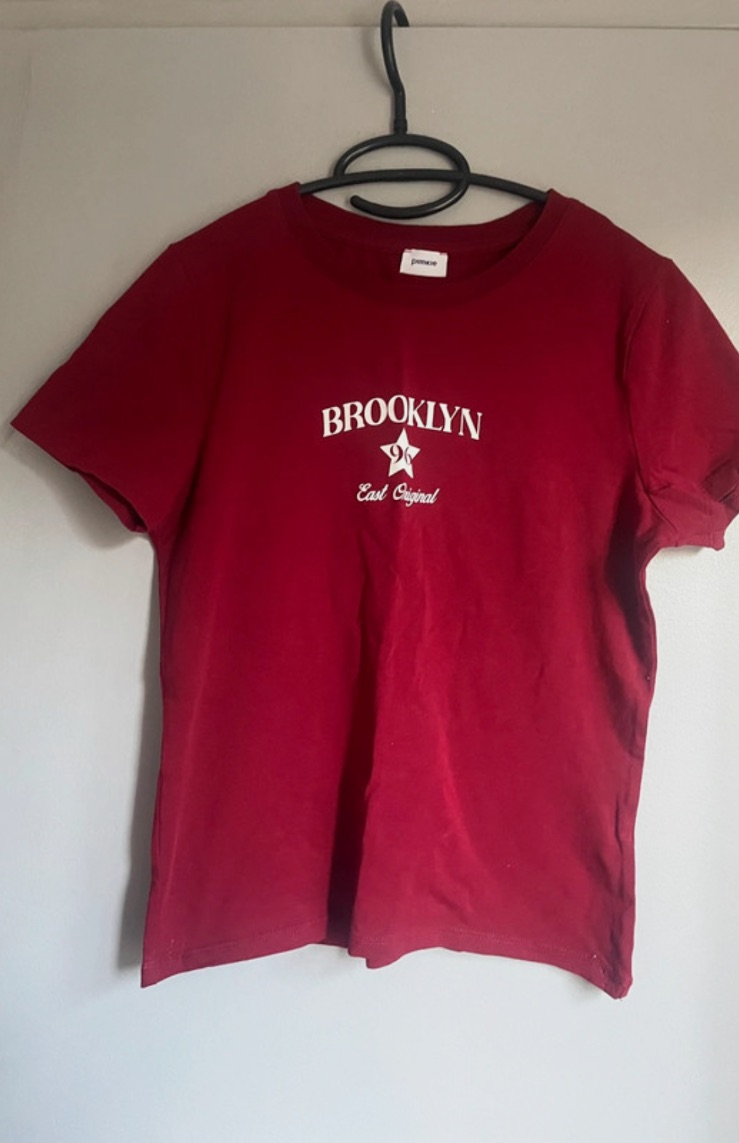 T-shirt rouge Pimkie Brooklyn 96 – Taille S – Pimkie – taille S 2