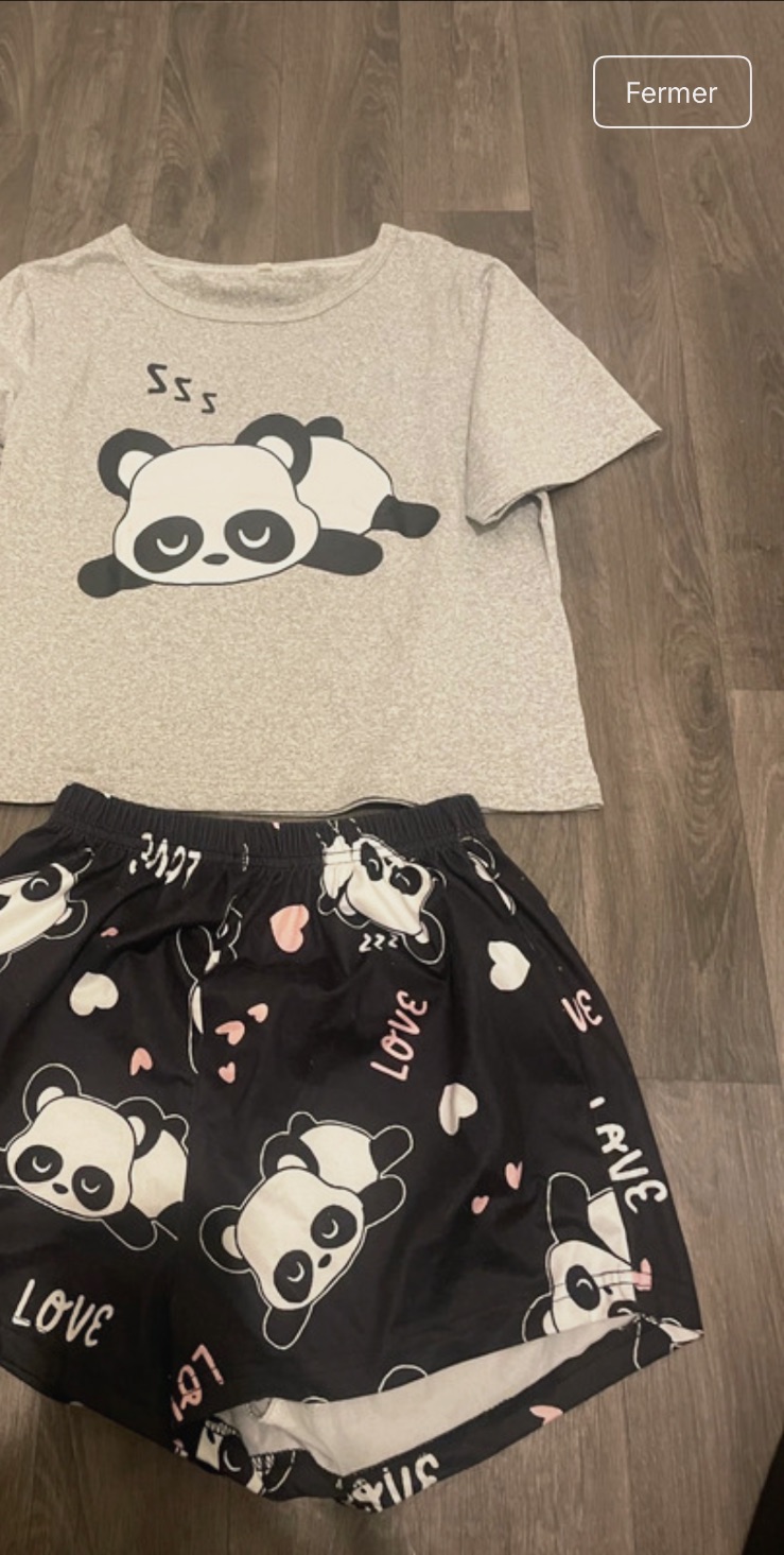 Ensemble pyjama panda – Taille s – Autre – taille S 2