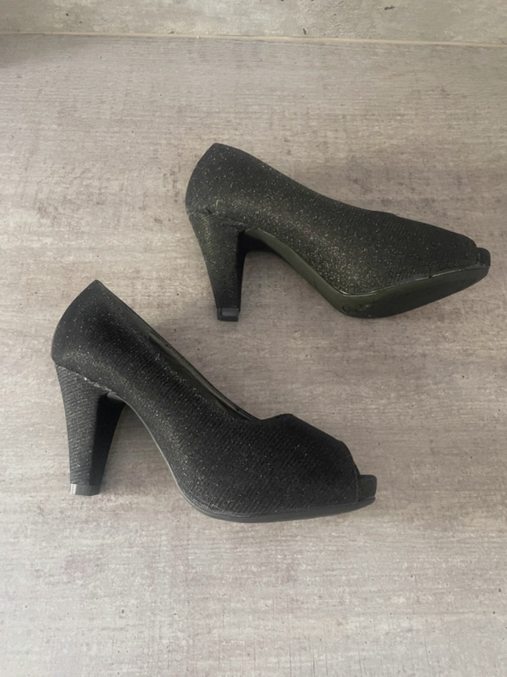 Escarpins noirs pailletés neufs – Pointure 36 – Autre – taille EU 36 3