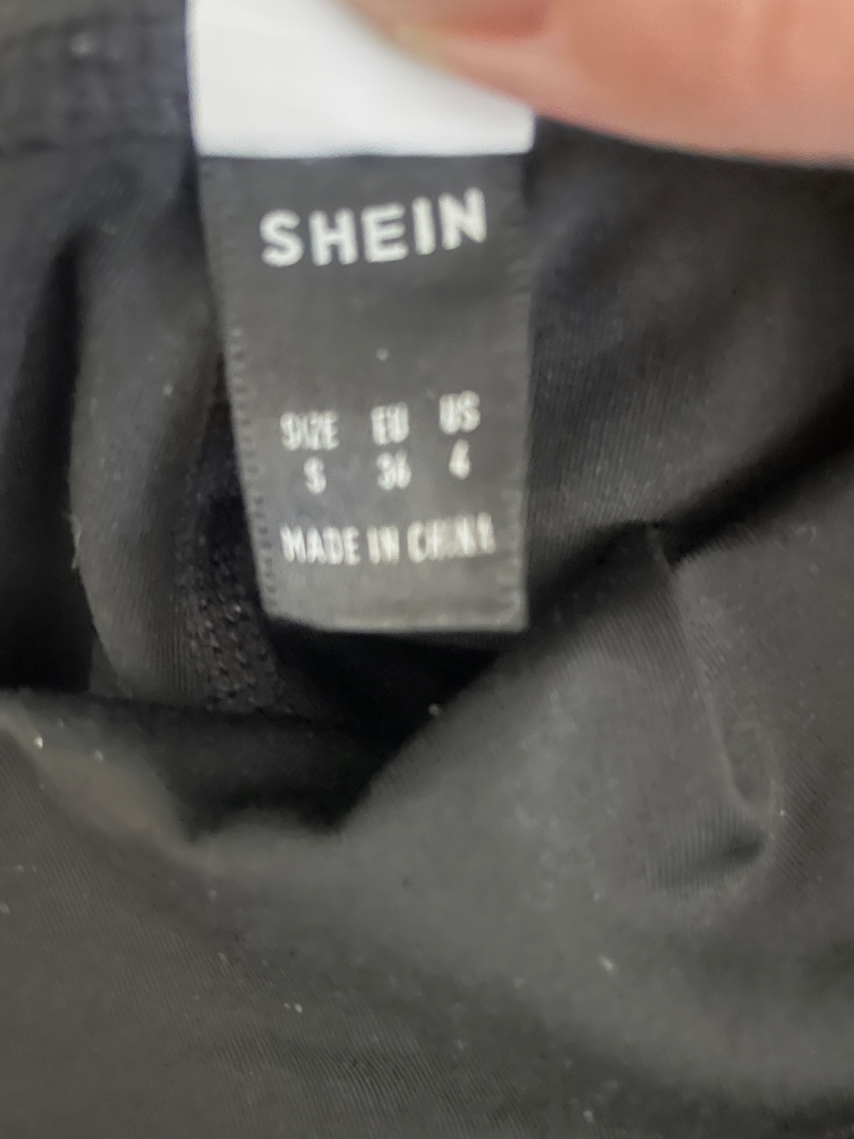 Legging corsaire de sport noir SHEIN taille S – Shein – taille EU 36 3