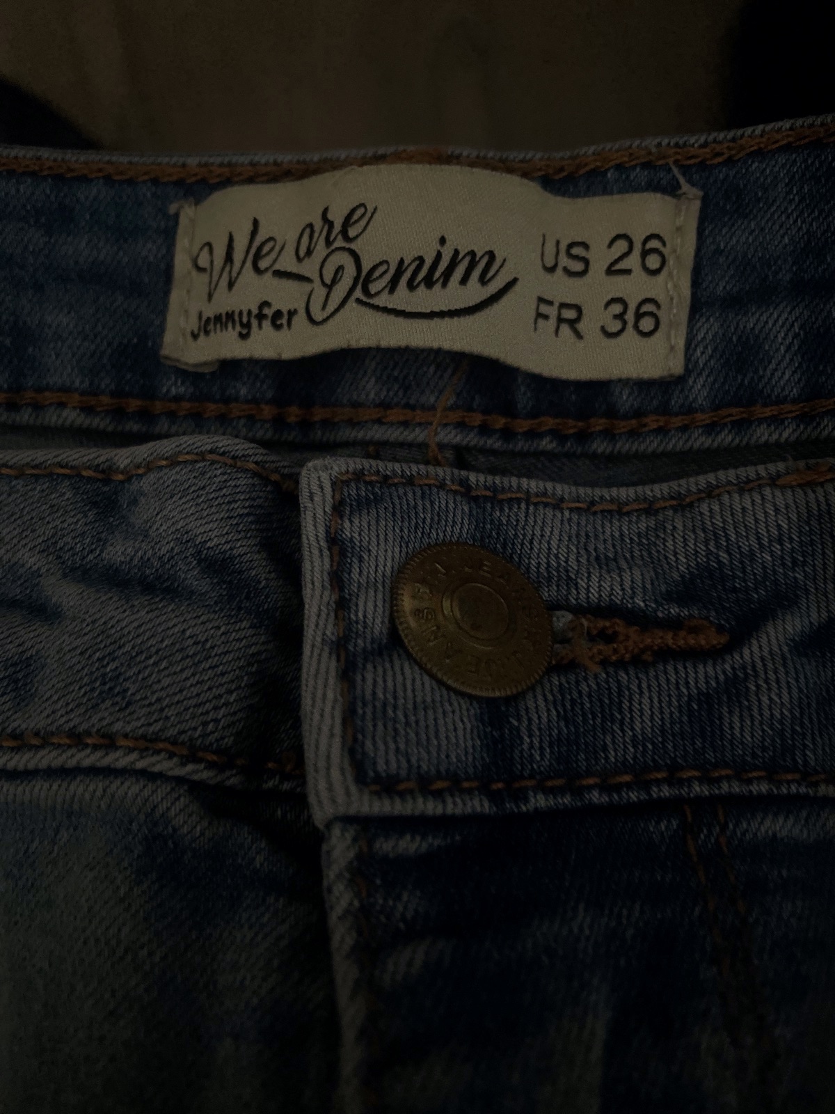 Jean bleu clair Jennyfer – coupe slim – taille 36 – Jennyfer – taille Taille unique 3