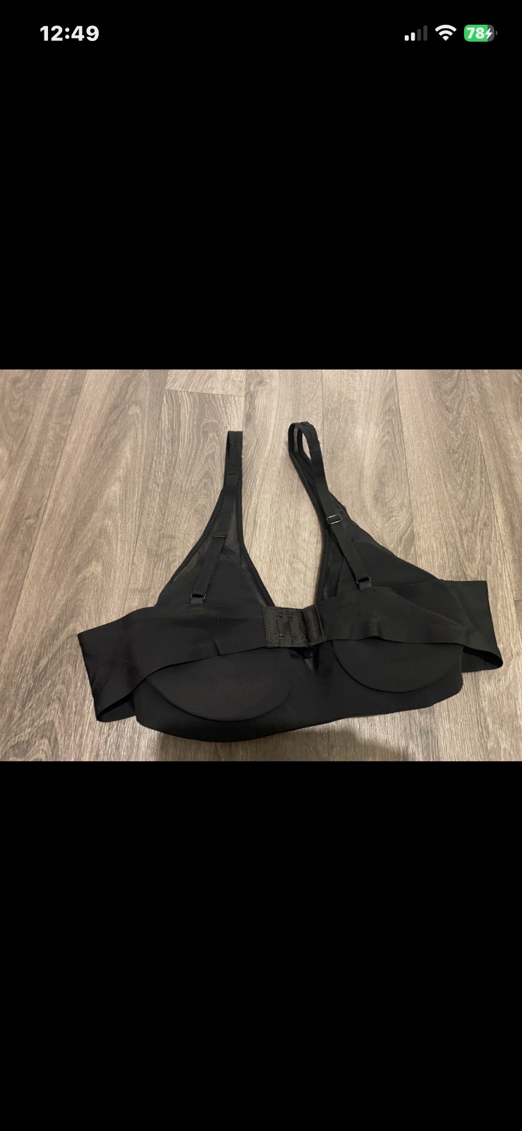 Soutien-gorge noir Second Skin taille XL – Second Skin – taille XL 2