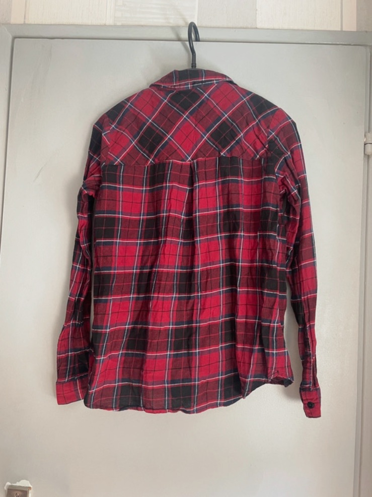 Chemise à carreaux rouge et noir gemo taille xs – Gémo – taille XS 3