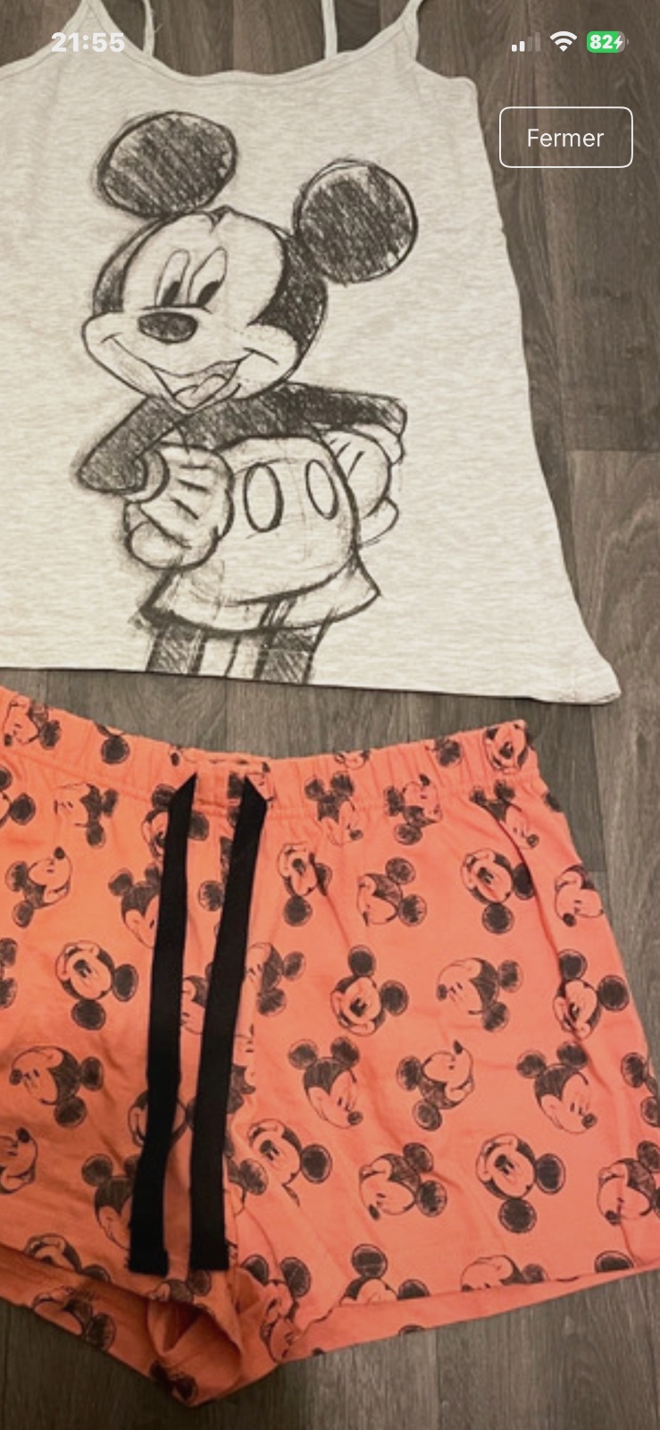 Pyjama Mickey Primark – taille XS – Primark – taille XS 3