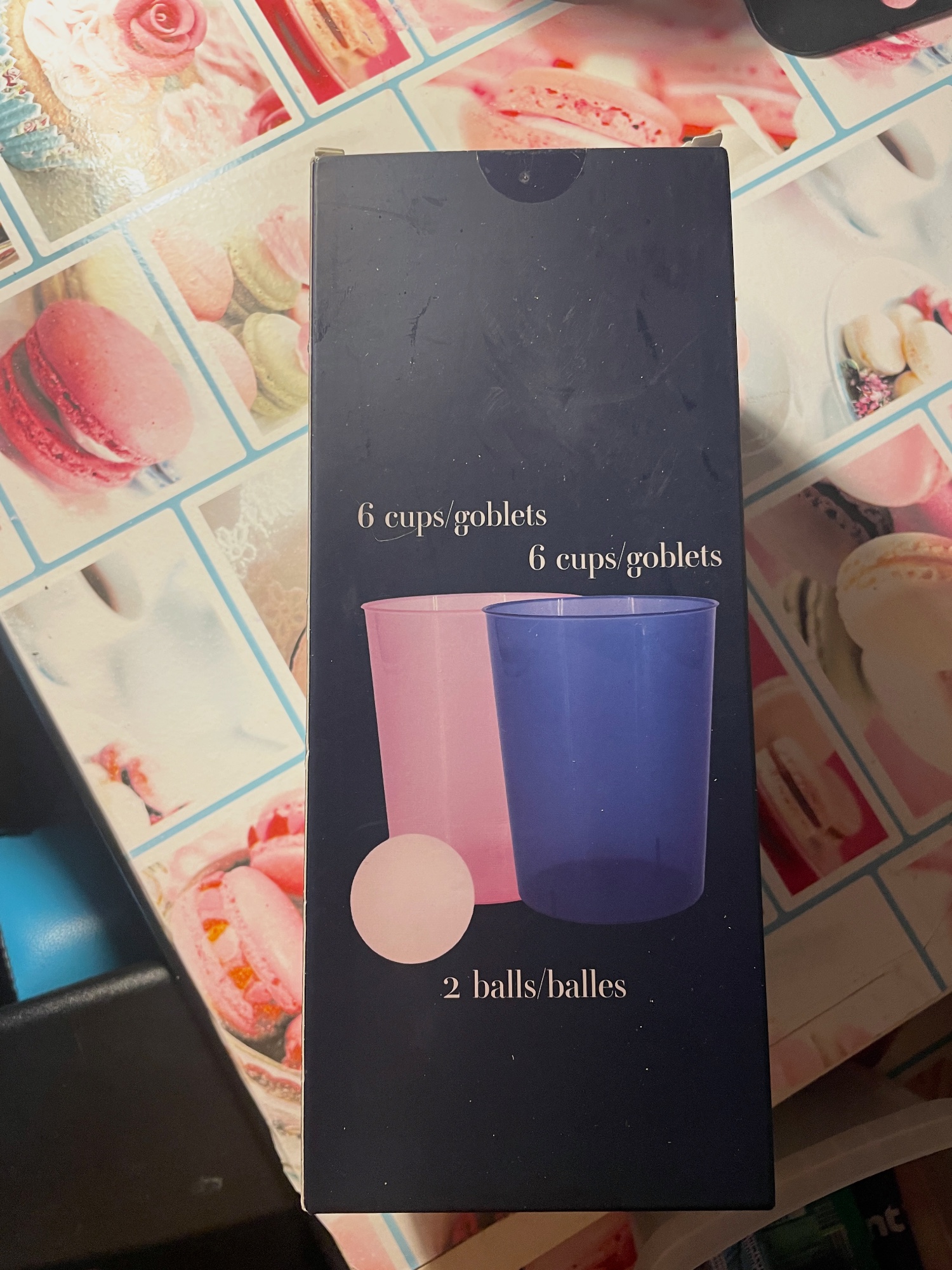Jeu de Beer Pong réutilisable 12 gobelets – Autre