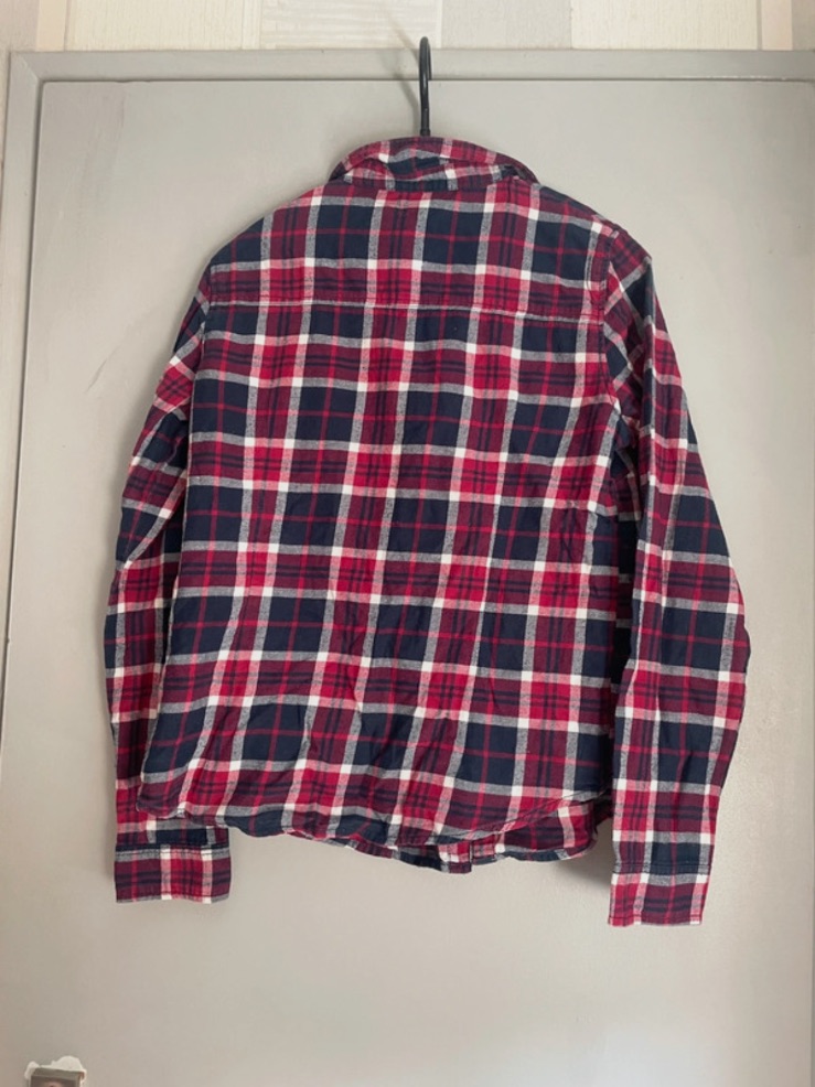 Chemise Cache Cache à carreaux rouge, bleu marine et blanc – taille S – Cache Cache – taille S 3
