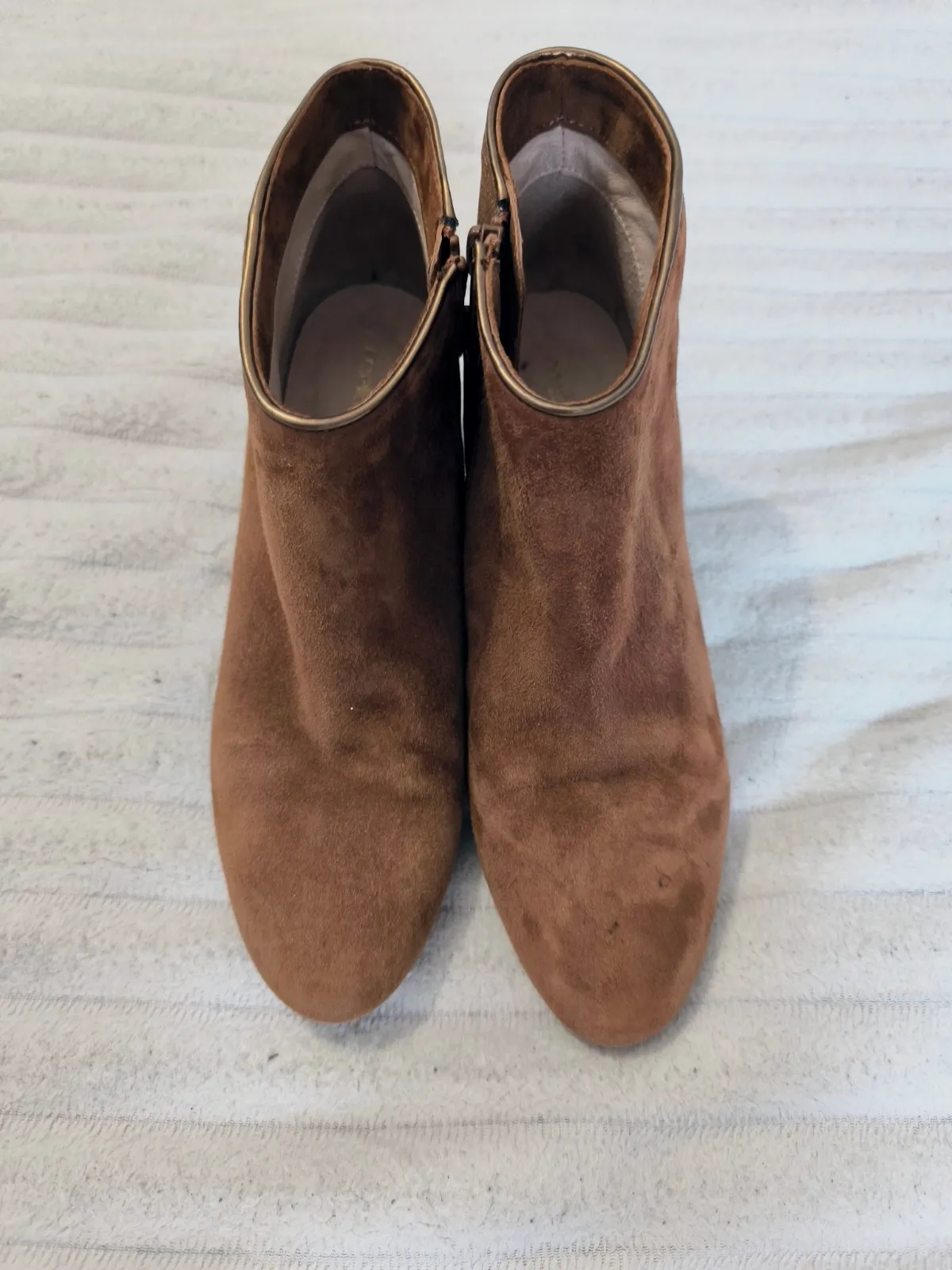 Bottines en daim et paillettes marron et or Mellow Yellow Pointure 37  – Mellow Yellow – taille EU 37 3