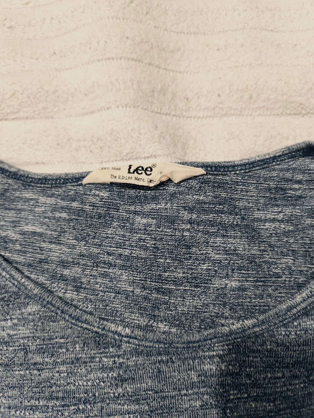 T-shirt gris anthracite chiné Lee T L – Lee – taille L 3