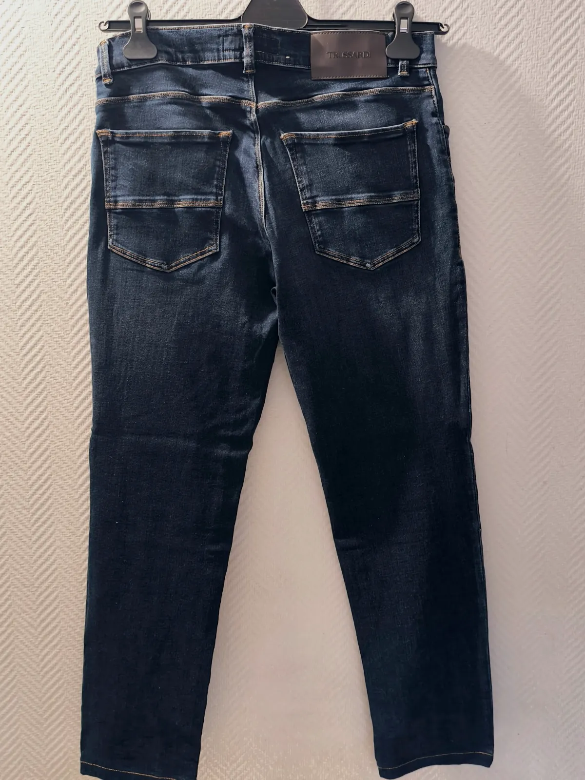 Jean bleu marine Trussardi T 40 ou L – Trussardi – taille 40 8