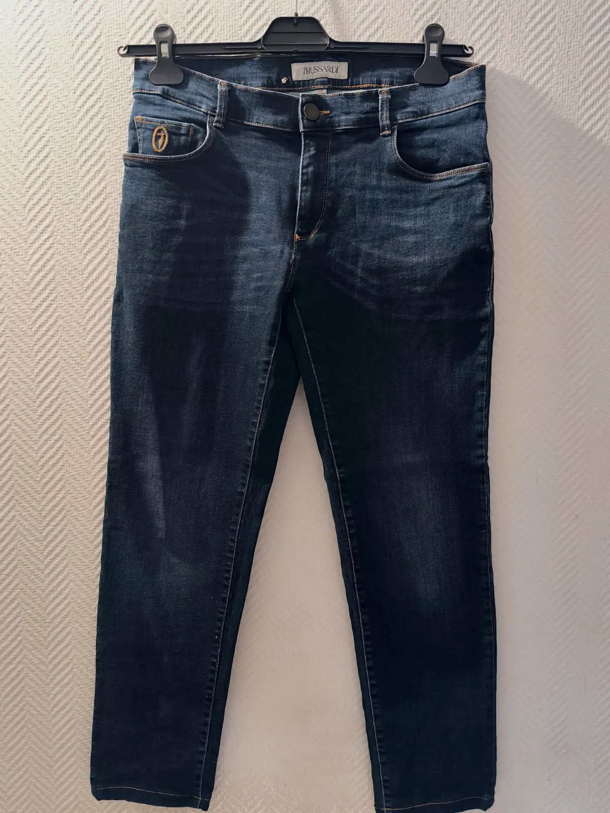 Jean bleu marine Trussardi T 40 ou L – Trussardi – taille 40 7
