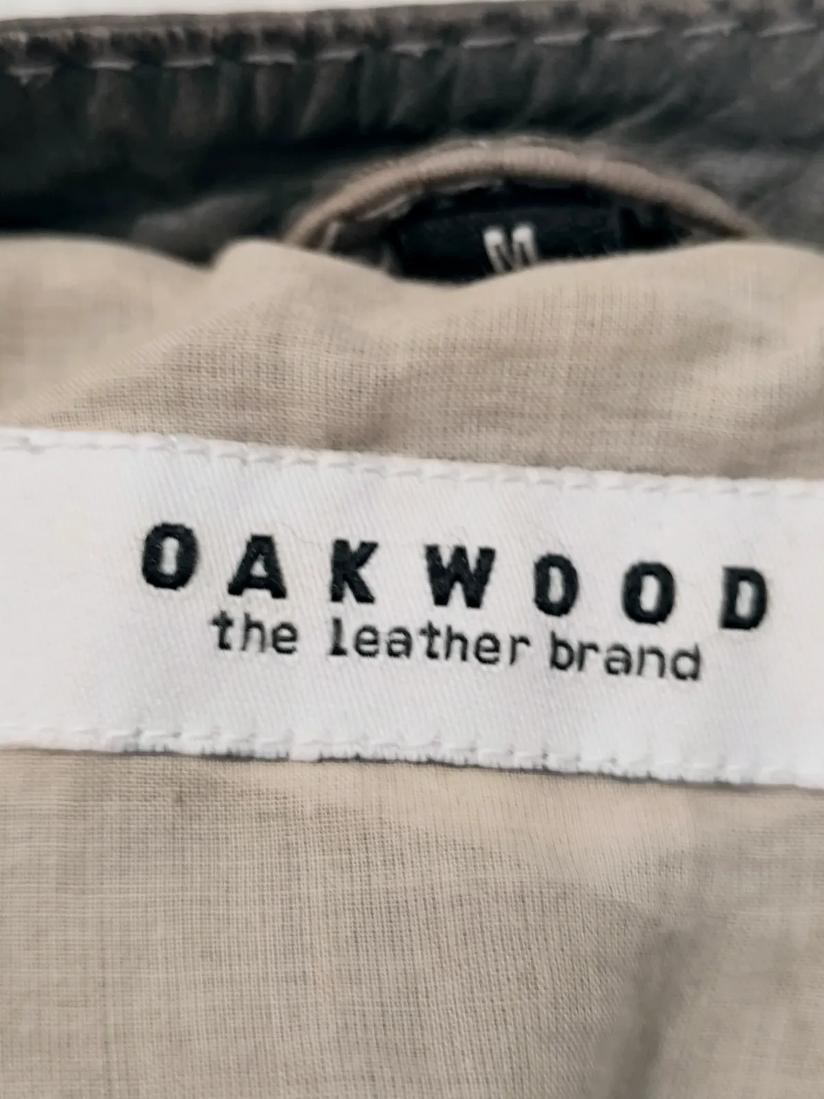 Perfecto en cuir taupe Oakwood T M ou 38 – Oakwood – taille M 7