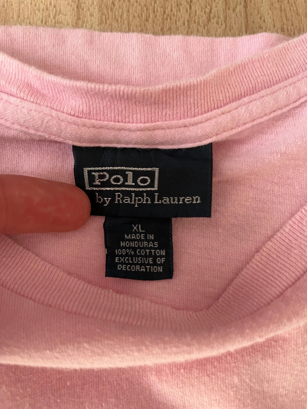 T-shirt Polo Ralph Lauren rose – Ralph Lauren – taille XL 3