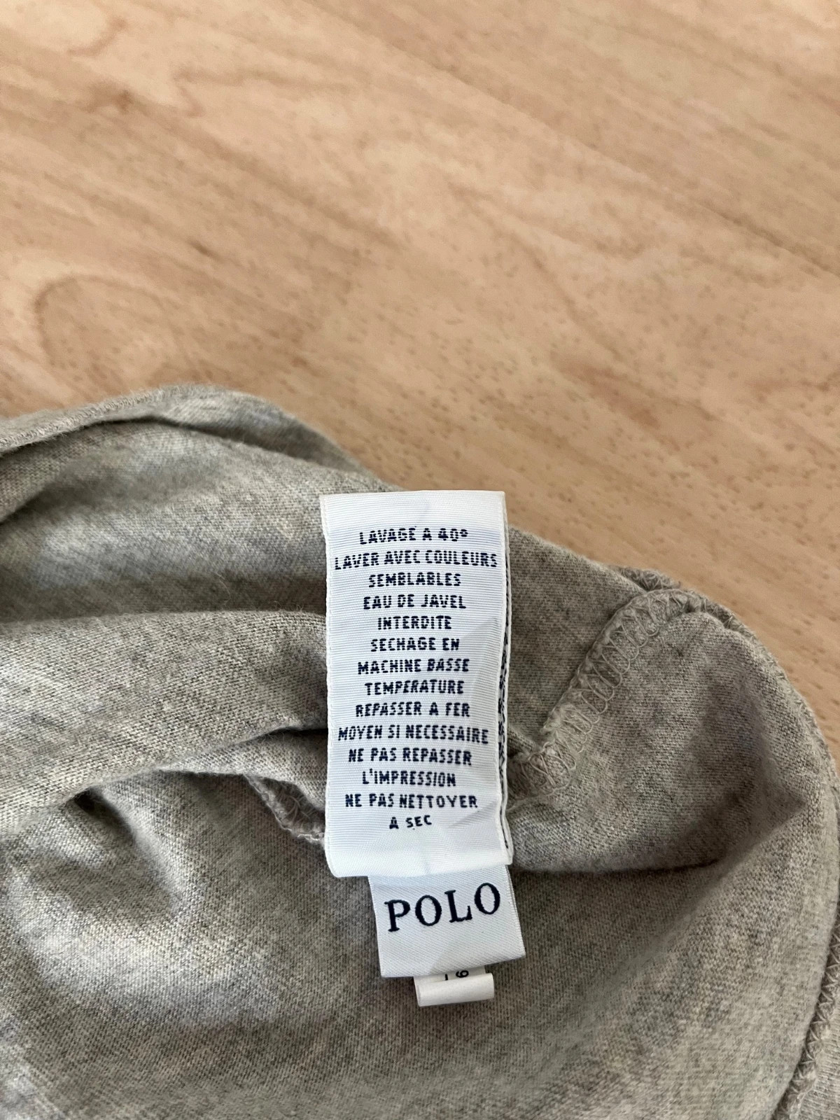 T-shirt Polo Ralph Lauren gris – Polo Ralph Lauren – taille XL 5