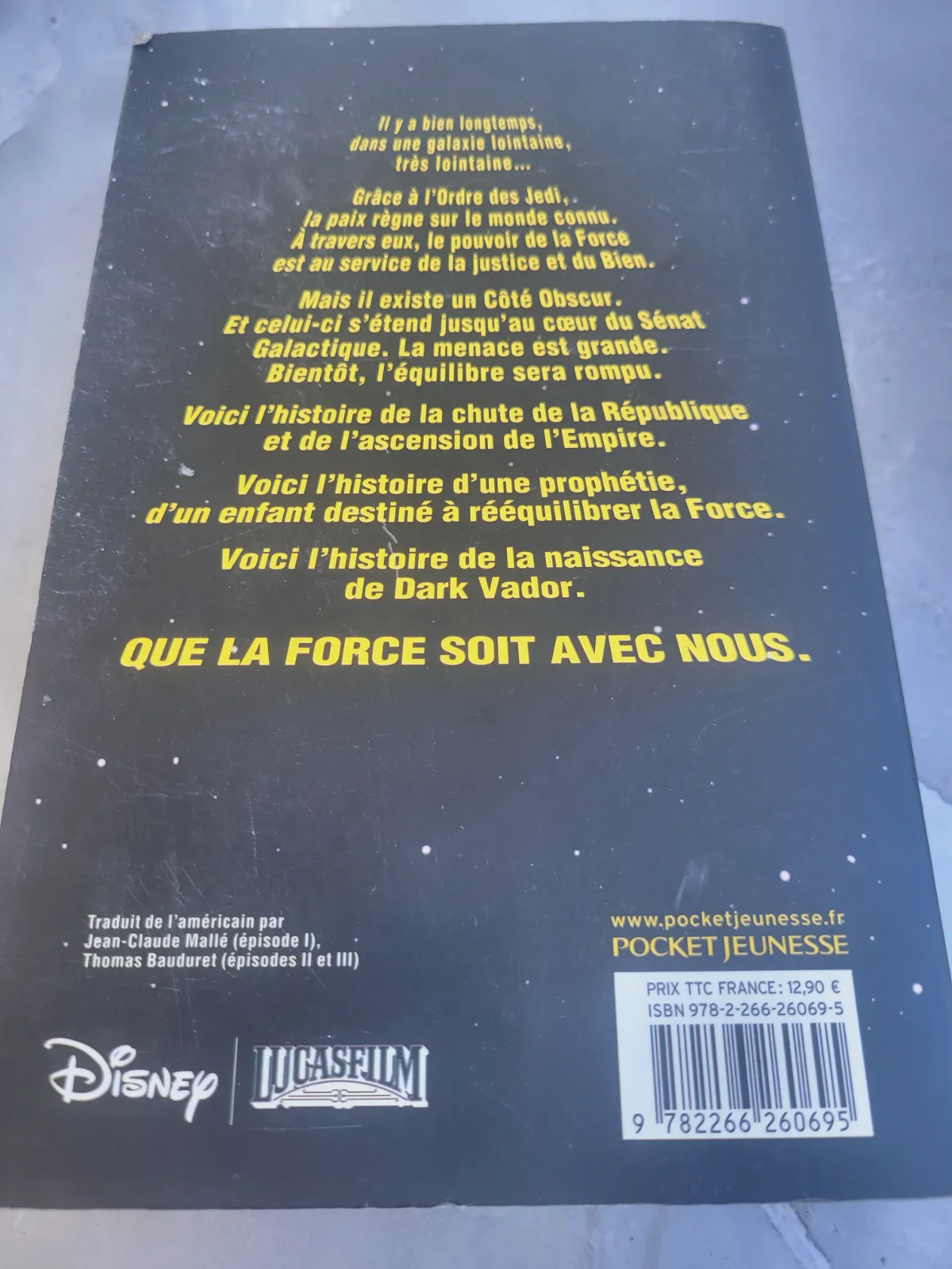 Livre stars wars intégrale épisodes 1.2.3  – Disney 2