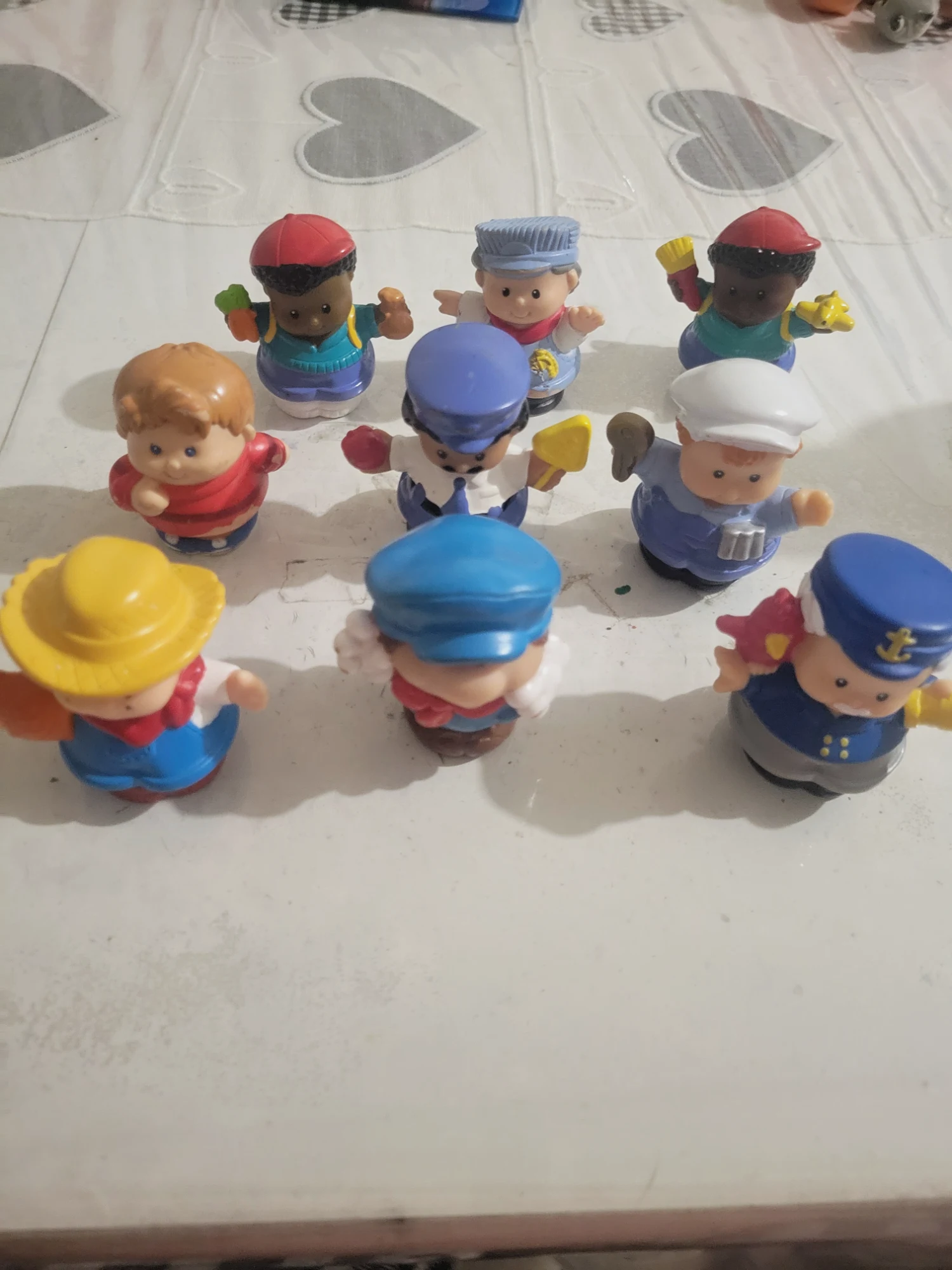 Lot de 9 personnages little People fisher price