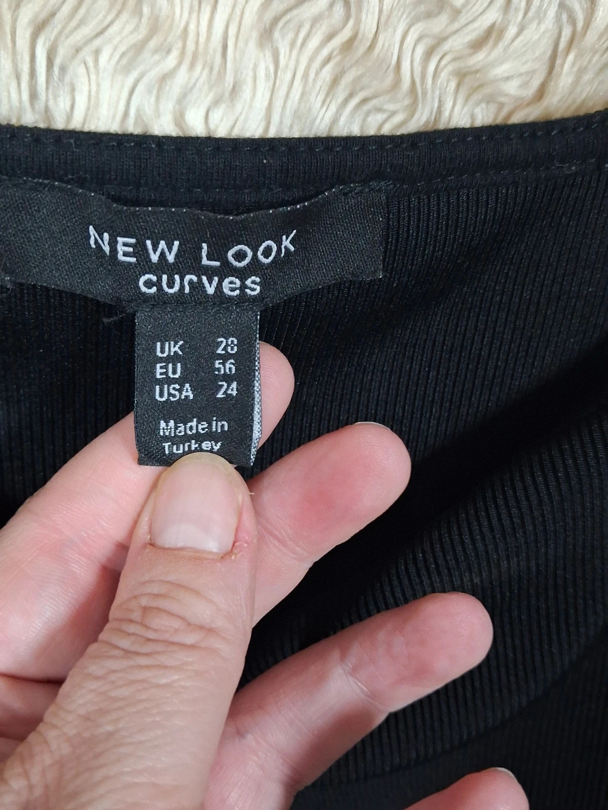 Body New Look Curves noir épaules dénudées taille 56 – New Look Curves – taille 8XL / 56 / 28 5
