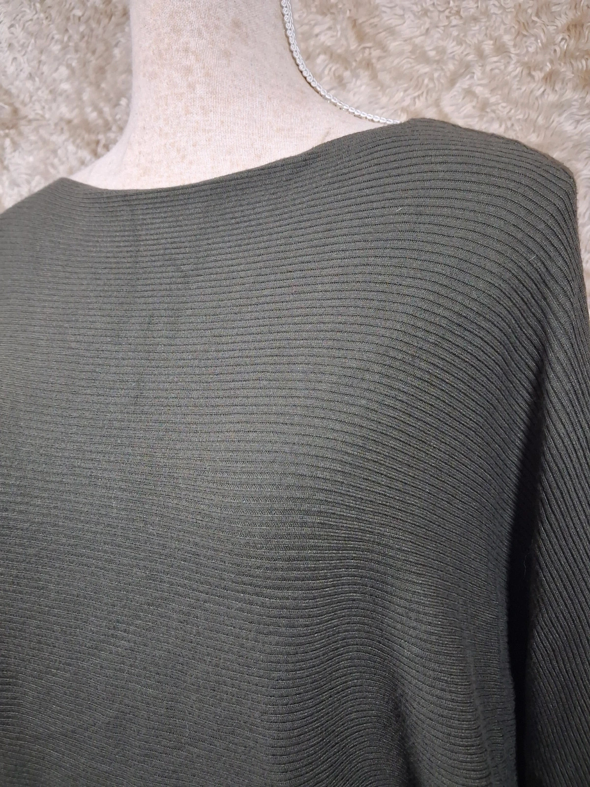 Pull Urban by Gémo kaki manches chauve-souris taille S – Urban By Gemo – taille S / 36 / 8 4