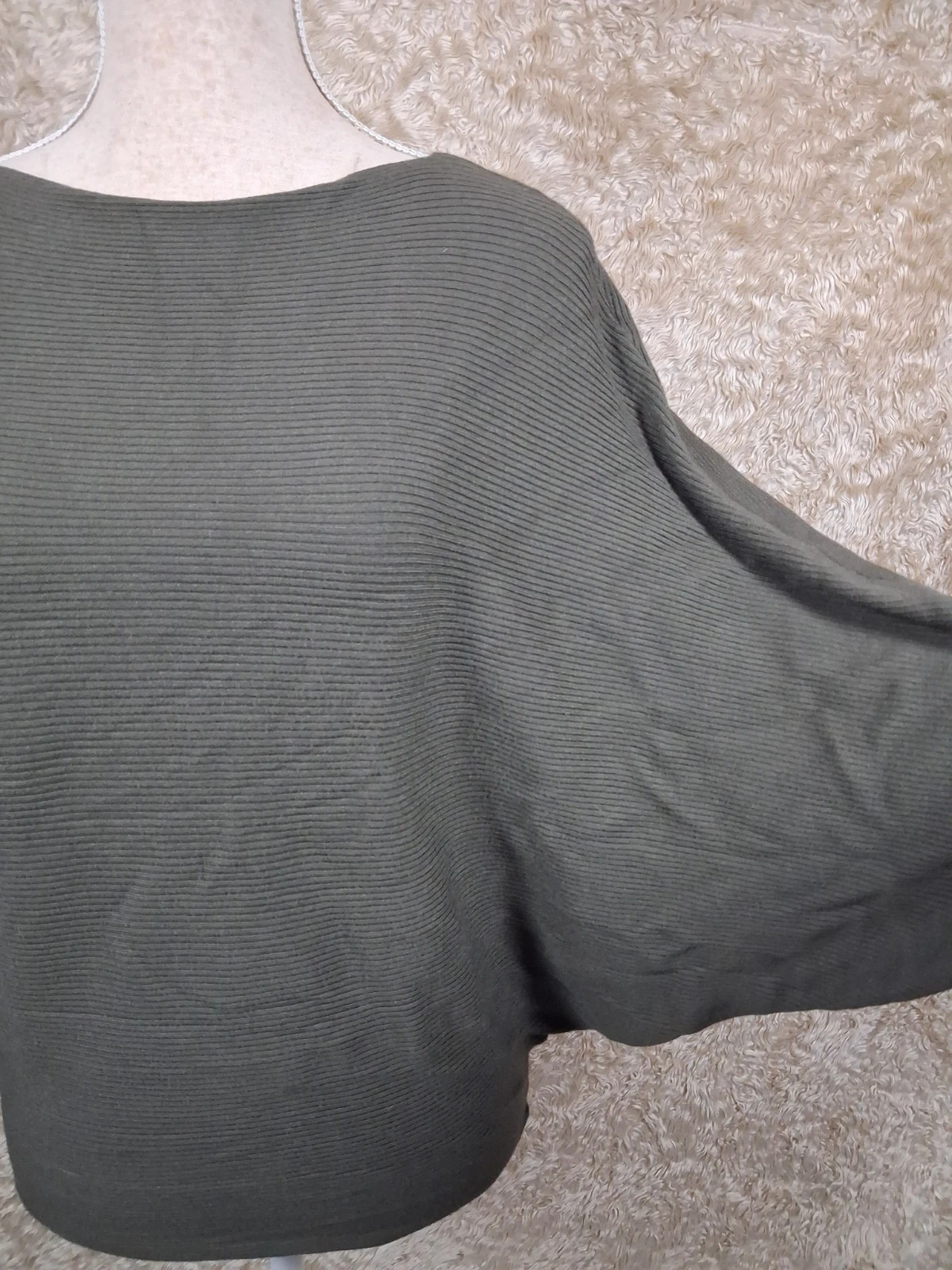 Pull Urban by Gémo kaki manches chauve-souris taille S – Urban By Gemo – taille S / 36 / 8 3