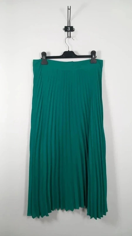 Jupe Cache Cache T40 Plissée Vert Émeraude Boutonnée Rétro Chic – Cache Cache – taille M / 38 / 10 5