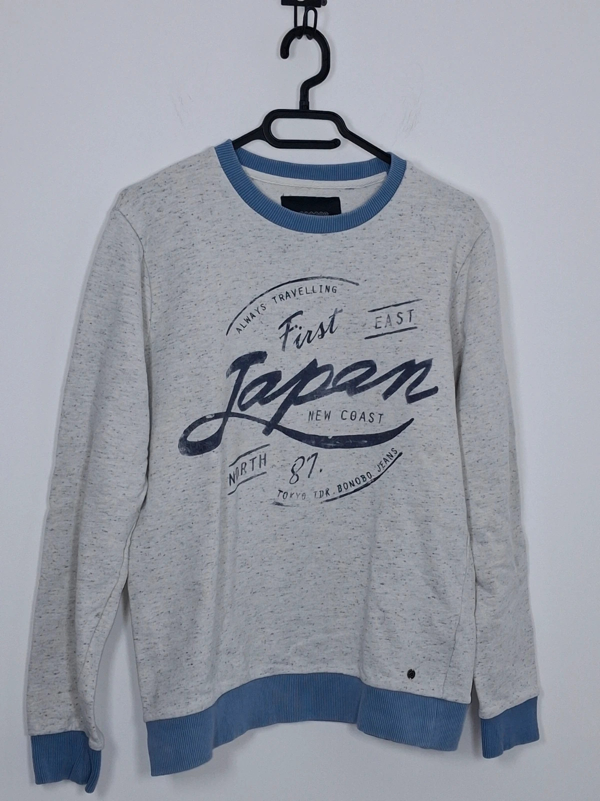Sweat gris chiné imprimé Japan Bonobo jeans taille M – Bonobo – taille M 2