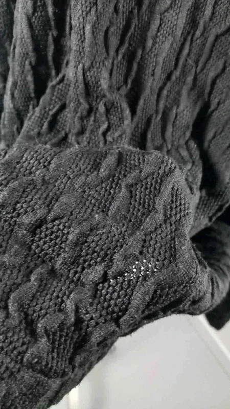 Jean Marc Philippe Pull Femme T52/54 Maille Relief Oversize Chauve-Souris Noir – Jean-Marc Philippe – taille 6XL / 52 / 24 5
