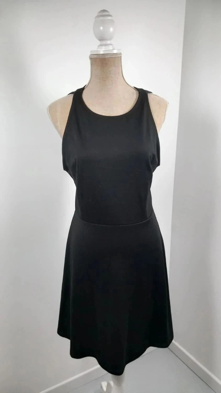 Robe Noire Patineuse Fb Sister – Dos Croisé Original – T. S – État Impeccable