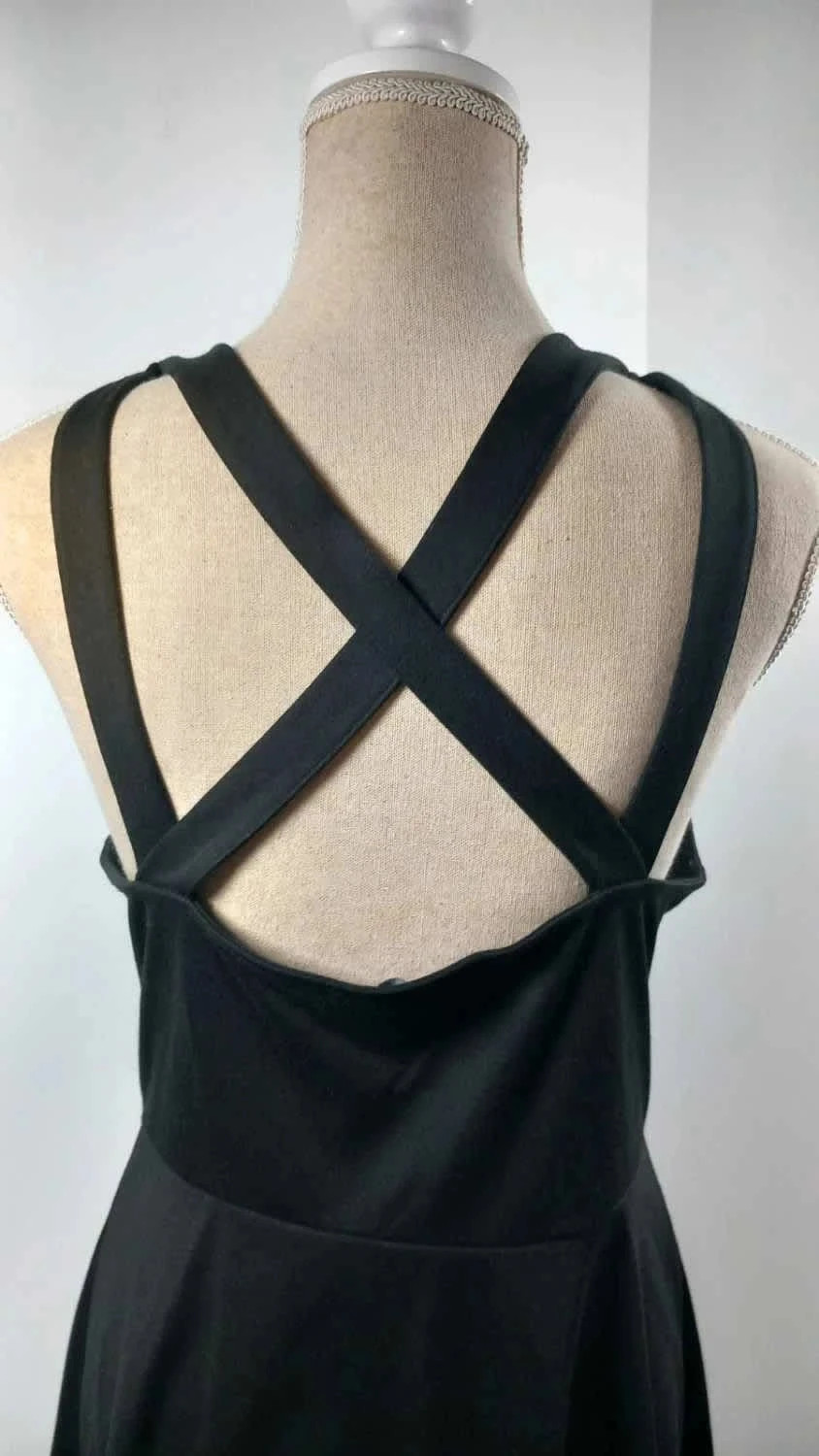 Robe Noire Patineuse Fb Sister – Dos Croisé Original – T. S – État Impeccable – FB Sister – taille S / 36 / 8 4
