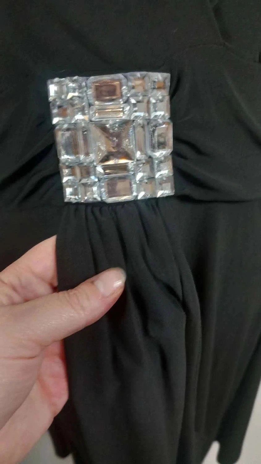Robe de Soirée Noire Damart Chic - Neuve - Taille 42 (Extensible) – Damart – taille XL / 42 / 14 3