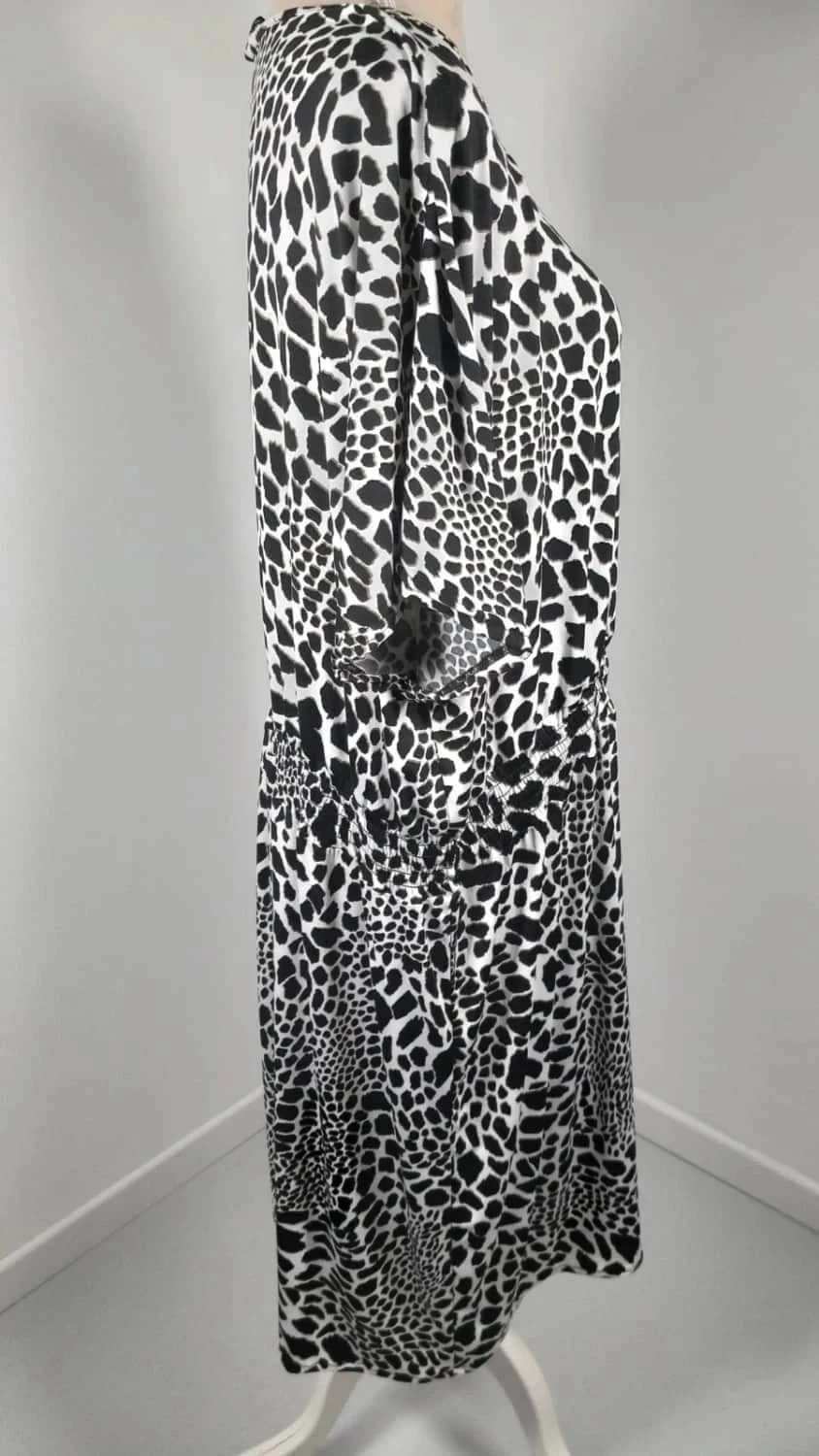 💙 Robe Fluide Imprimé Animalier - DAXON - Taille 52/54/56 – Daxon – taille 7XL / 54 / 26 5