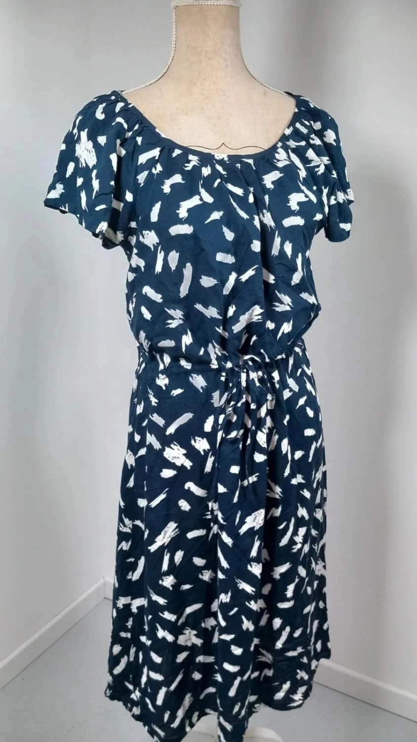 Robe d'été Up2 fashion Bleue & Blanche - Taille 40 - NEUVE - 100% Viscose – UP2FASHION – taille L / 40 / 12 2